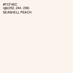 #FCF4EC - Seashell Peach Color Image